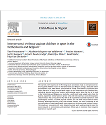 Interpersonal violence against children in sport in the Netherlands and Belgium