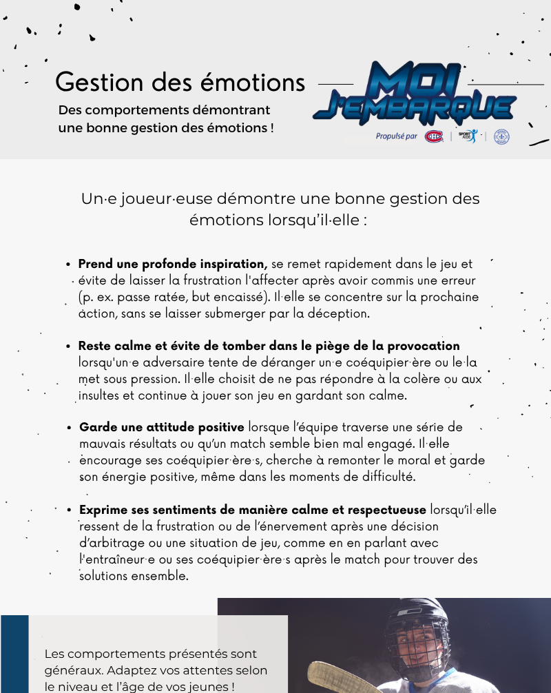 Gestion des entraîneur·e·s
